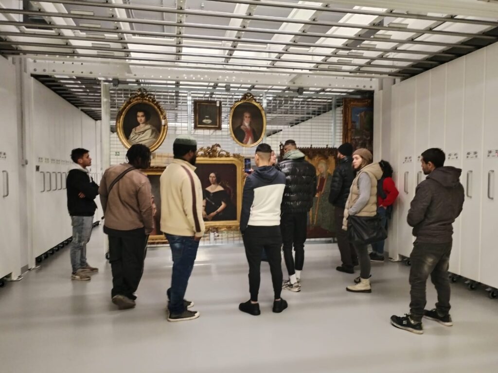 Visita del taller Bidean a Gordailua