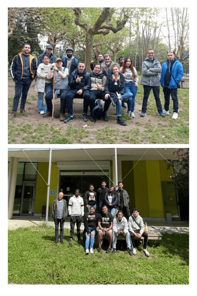 Grupos de formación en hostelería de Erroak Elkartea visitan Uba Hostel