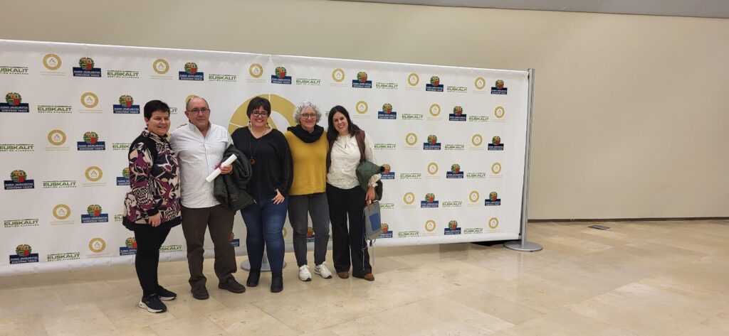 Un equipo de Erroak Elkartea asiste a la Gala Premio Vasco de Gestión Avanzada de Euskalit