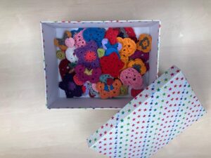 Mariposas, corazones y estrellas de ganchillo